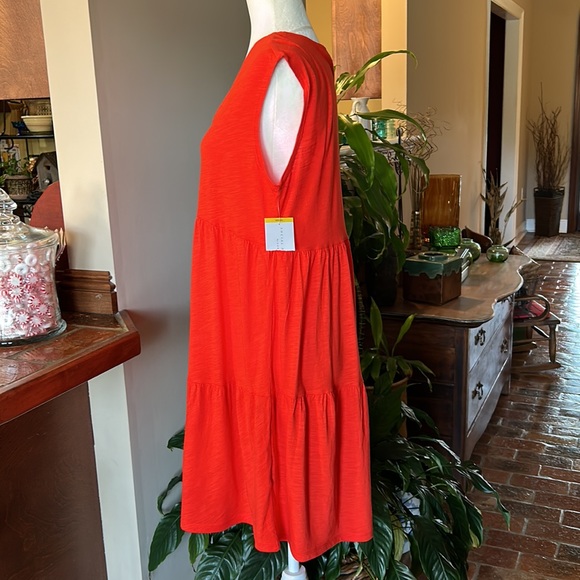 Social Standard by Sanctuary V-Neck, Knit Tiered Dress szM   NWT - Picture 7 of 13